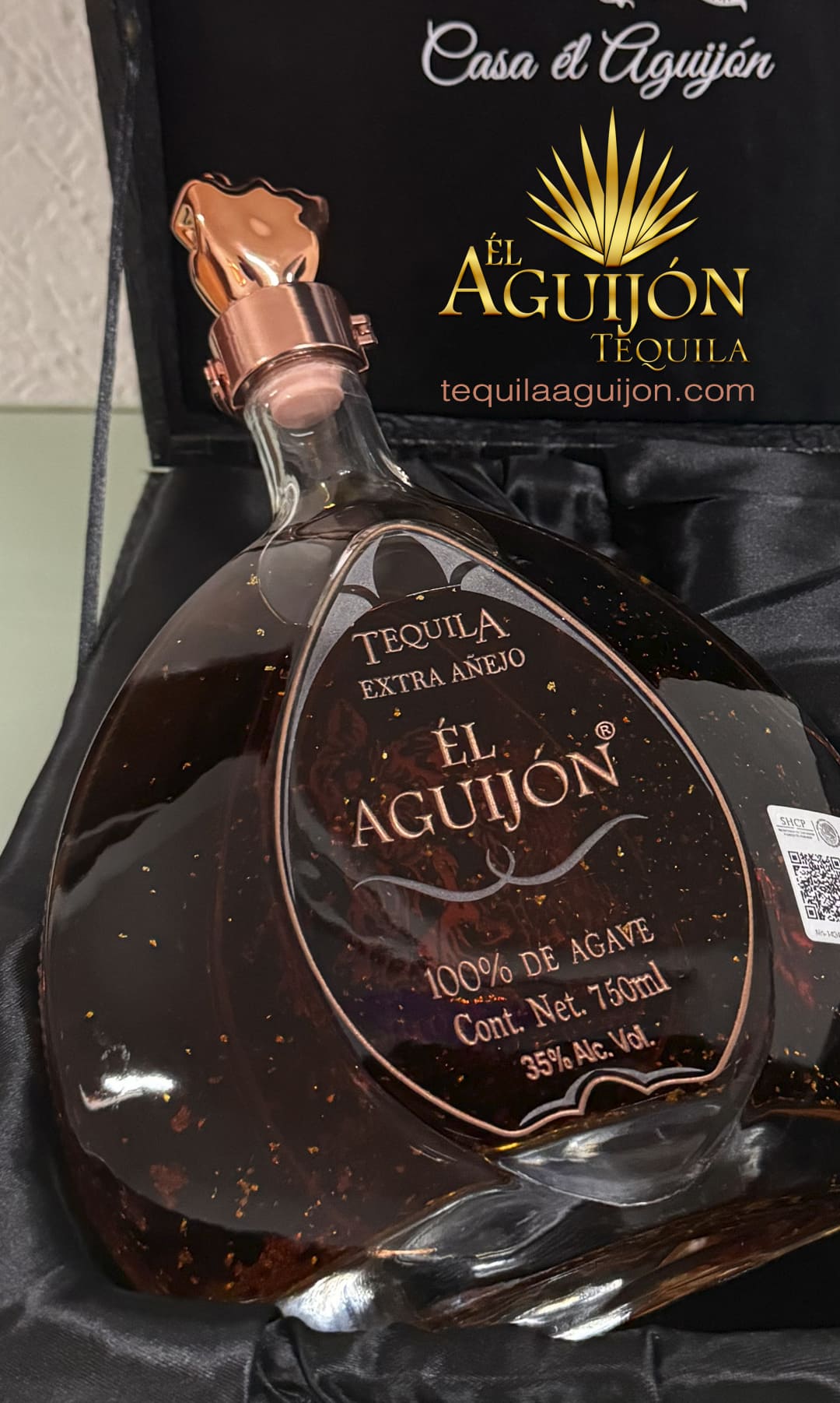 Tequila Aguijón Extra Añejo Personalizado